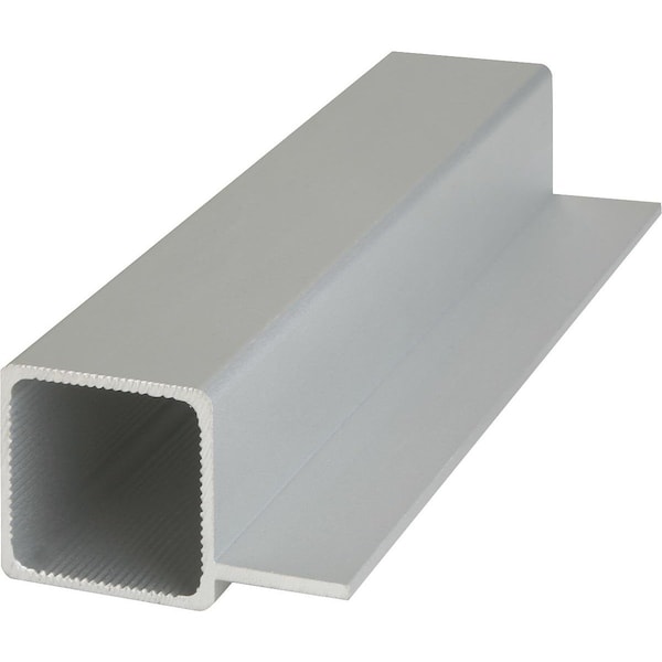 Square Tube Finned, L=2000, A=25, S=2, Aluminum